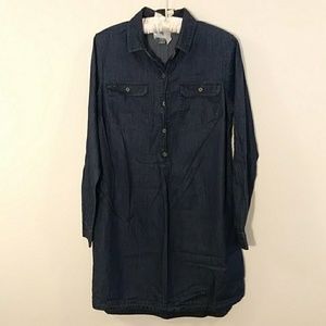 Old Navy Denim Chambray Tunic Shirt